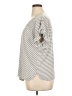 Max Studio Stripes Gray Short Sleeve Top Size 1X - photo 5