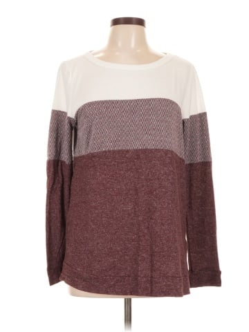 Pink Clover Pullover Sweater (view 1)