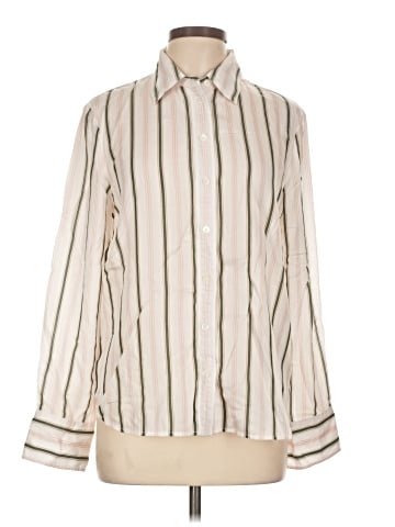 Madewell Striped Button-Up Shirt (view 1)