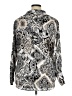 Zara Paisley Silver Long Sleeve Blouse Size XL - photo 2