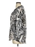 Zara Paisley Silver Long Sleeve Blouse Size XL - photo 5