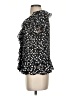 Allison Taylor 100% Polyester Black Short Sleeve Blouse Size S - photo 5