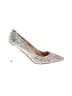 Nine West Silver Heels Size 9 1/2 - photo 1