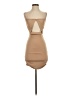 Shein Solid Tan Cocktail Dress Size 2 - photo 1