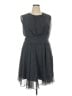 Derek Lam Chevron-herringbone Gray Cocktail Dress Size 22 - photo 1