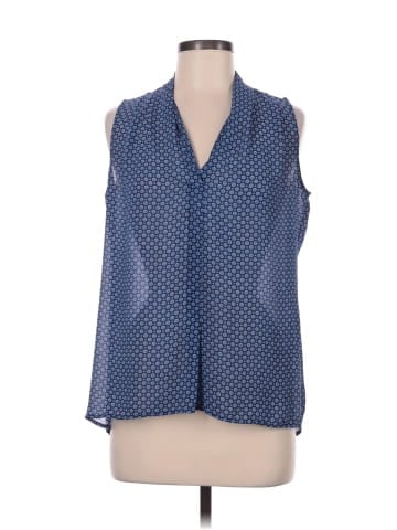 Rose + Olive Sleeveless Blouse (view 1)