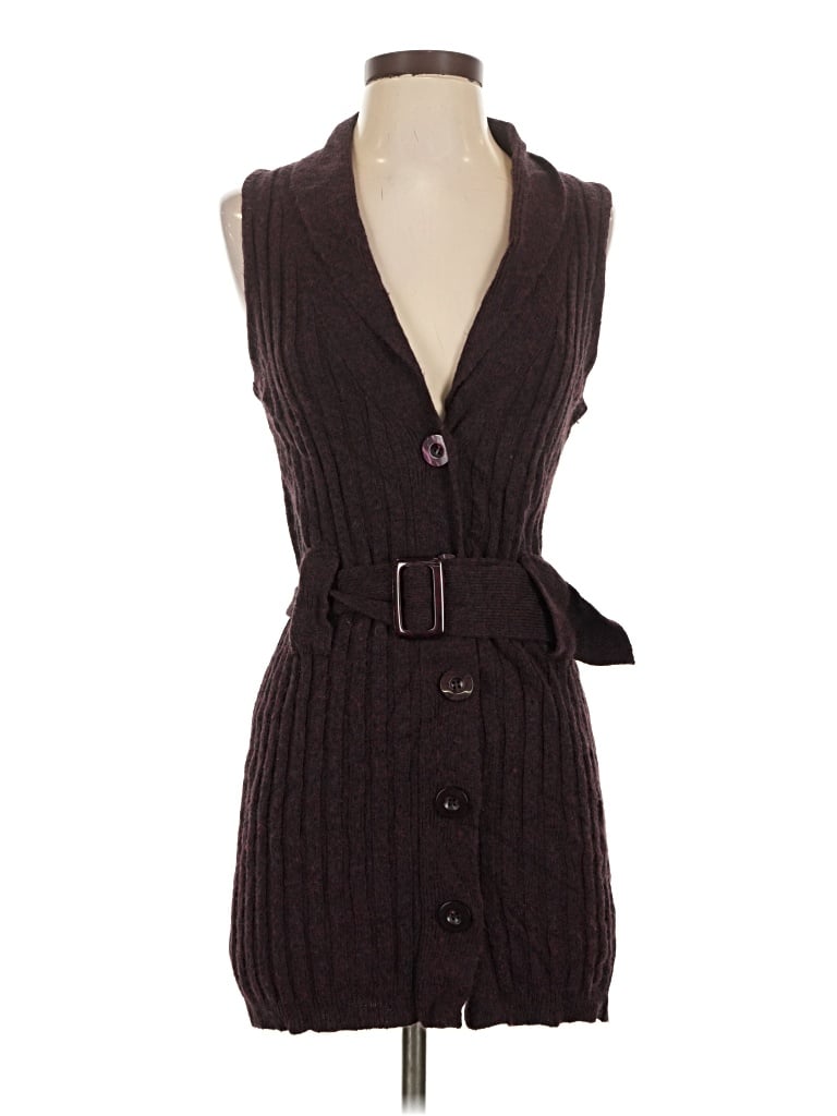 Pre-owned Vertigo Paris Sweater Vest In Brown