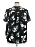 Torrid 100% Polyester Black Short Sleeve Blouse Size 1X Plus (1) - photo 2