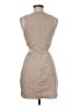 Zara Solid Tan Cocktail Dress Size M - photo 2