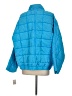 Free People 100% Cotton Argyle Blue Jacket Size S - photo 2