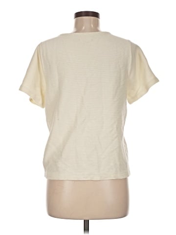 Madewell Ottoman Jacquard Ruched-Front Top (view 2)