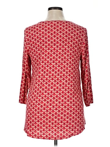 JM Collection 3/4 Sleeve Top (view 2)