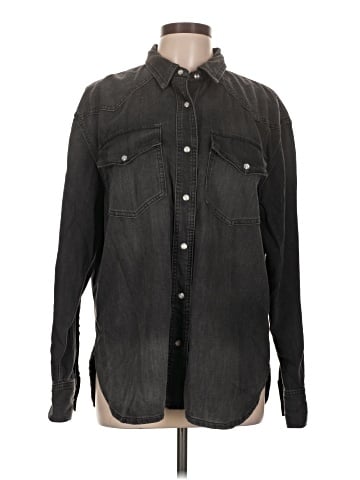 Madewell Denim Western Shirt in Barnell Wash (view 1)
