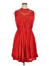 Torrid 100% Rayon Red Cocktail Dress Size 1X Plus (1) - photo 1