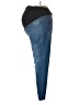 Isabel Maternity Color Block Blue Jeans Size 12 - photo 5