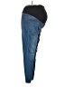 Isabel Maternity Color Block Blue Jeans Size 12 - photo 4