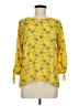 Papermoon 100% Polyester Yellow 3/4 Sleeve Blouse Size M - photo 1
