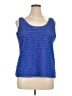 Kate Hill Blue Sleeveless Blouse Size 1X - photo 1