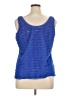 Kate Hill Blue Sleeveless Blouse Size 1X - photo 2
