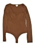 Le Lis Brown Bodysuit Size L - photo 1