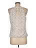 Express 100% Polyester Silver Sleeveless Blouse Size M - photo 2