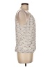 Express 100% Polyester Silver Sleeveless Blouse Size M - photo 4