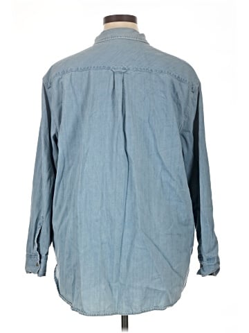 Aerie Long Sleeve Button-Down Shirt (view 2)
