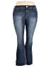 Maurices Hearts Blue Jeans Size 22R - photo 1