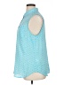 Talbots Outlet 100% Polyester Teal Sleeveless Blouse Size XL - photo 5