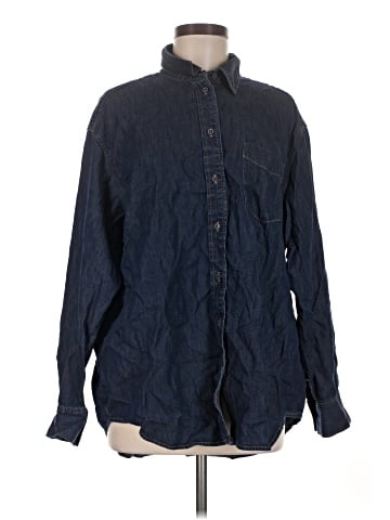 Gap Long Sleeve Button-Down Shirt (view 1)