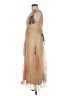 Taylor 100% Polyester Paisley Tan Cocktail Dress Size 8 (estimated) - photo 5
