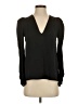 Express Outlet Black Long Sleeve Blouse Size XS - photo 1