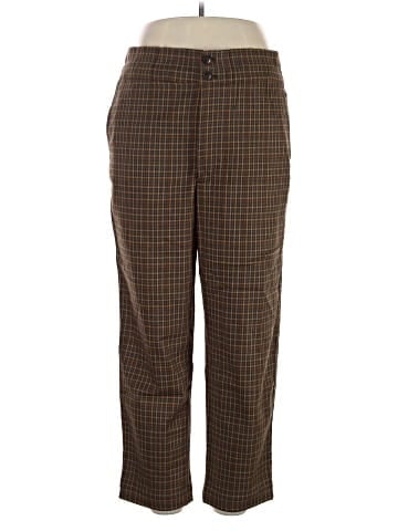 Madewell Plaid Paperbag Tapered Pants (view 1)