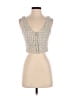 Lulus 100% Polyester Tan Sleeveless Blouse Size XS - photo 1