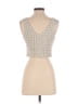 Lulus 100% Polyester Tan Sleeveless Blouse Size XS - photo 2