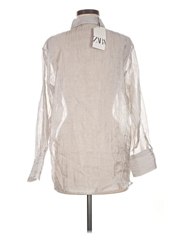Zara Long Sleeve Button-Down Shirt (view 2)