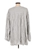 Torrid Stripes Gray Long Sleeve Blouse Size Lg Plus (0) - photo 2