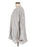 Torrid Stripes Gray Long Sleeve Blouse Size Lg Plus (0) - photo 5