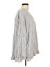 Torrid Stripes Gray Long Sleeve Blouse Size Lg Plus (0) - photo 4