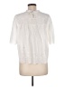 Madewell 100% Cotton White Short Sleeve Blouse Size M - photo 2