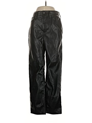 Madewell The Perfect Vintage Straight Jean: Faux Leather Edition (view 1)