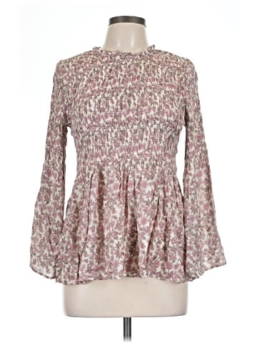 Rose + Olive Long Sleeve Blouse (view 1)