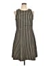 Ann Taylor LOFT Tweed Tan Casual Dress Size 14 - photo 1