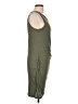 Leith Solid Green Casual Dress Size L - photo 4