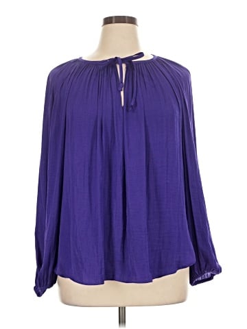 Jennifer Lopez Long Sleeve Blouse (view 1)