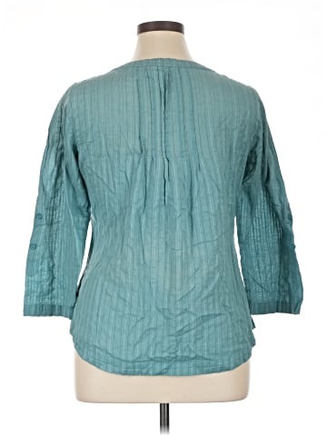 DKNY Jeans 3/4 Sleeve Blouse (view 2)