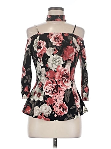 Fashion Magazine 3/4 Sleeve Blouse (view 1)