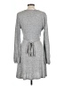 Derek Heart Chevron-herringbone Gray Casual Dress Size L - photo 2