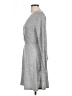Derek Heart Chevron-herringbone Gray Casual Dress Size L - photo 5