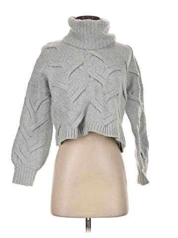 Madewell Somervell Modern Cable Turtleneck Sweater (view 1)